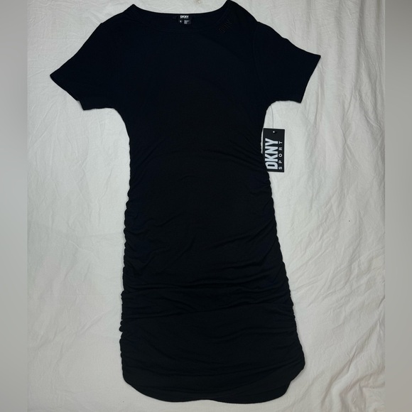NWT - DKNY Dress Sport / Black / Medium / Pullover / Slim / Short Sleeve - Picture 2 of 11